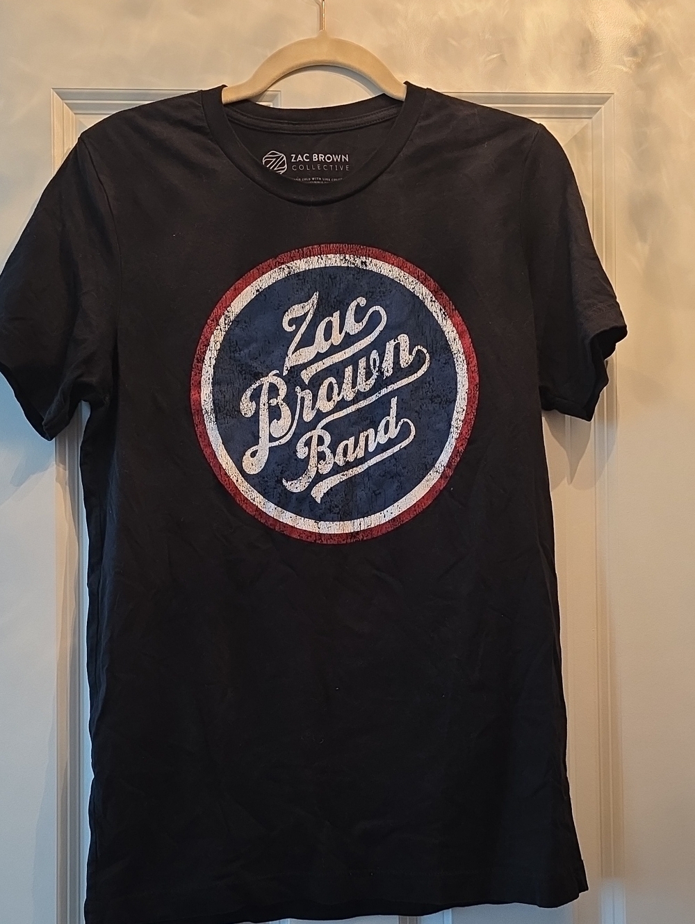 Zac Brown Band Graphic Tee - Navy with Red & White Logo